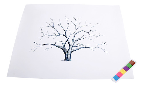 Impressão Digital/impressão Digital Thumbprint Tree Canvas P