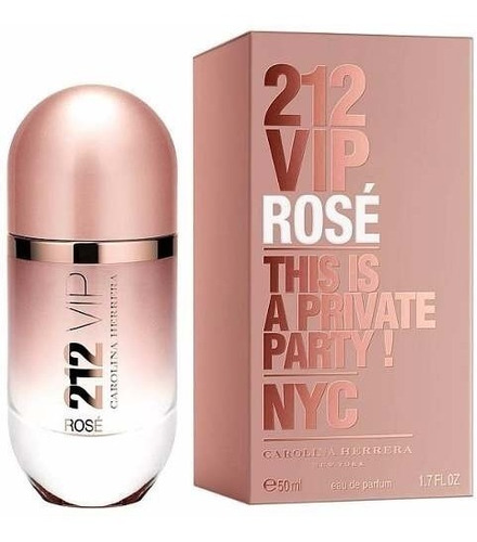 Perfume Importada 212 Vip Rose Edp Carolina Herrera 50ml