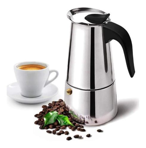 Cafeteira  Italiana Expresso 500ml  Inox Luxo 