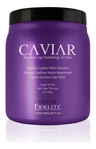 Caviar Mascara Capilar Hidro Nutritiva Fidelite X1000ml Full