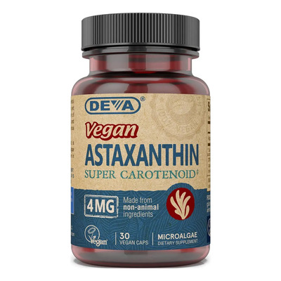 Deva Nutrition Astaxantina Vegana 4mg Cápsulas Sin Sabor | Meses sin interés