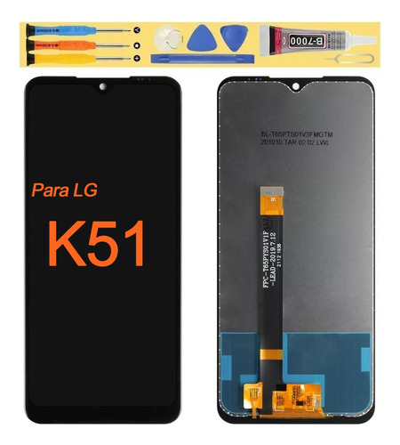 Panel De Sensor De Pantalla Táctil Lcd Para LG K51 K500