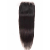 Promoção Top Closure 4x4 Cabelo Humano Liso 45/47cm