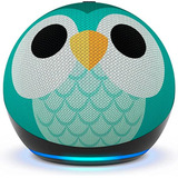 Amazon Echo Dot 5th Gen Kids Con Asistente Virtual Alexa, Pantalla Integrada Color Owl 110v/240v