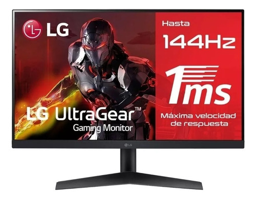 Monitor Gamer LG Ultragear 144hz 1ms 24gn60r 23.8'' Negro