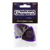 Kit 6 Palhetas Dunlop Tri Stubby Lexan - 473p Tamanho 3.00