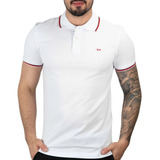 Camisa Polo Diesel D Branca