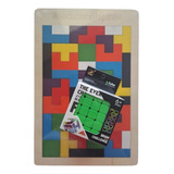 Pack Juegos De Ingenio Bloque Tetris Y Cubo Magic Rubik 5x5