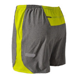 Short Deportivo Con Calza Makalu Trail Running Respirable