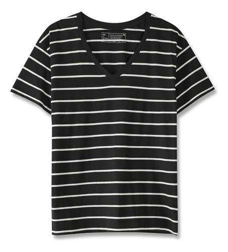 Playera Manga Corta Oversize C&a De Mujer