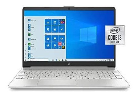 Laptop Hp 15.6'' I3 8gb 256gb Ssd W10s Hd Led -plata