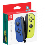 Control Joy Con Nintendo Switch (l/r) Azul Y Amarillo Neon