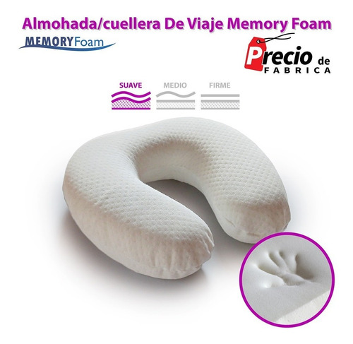 Almohada/cuellera De Viaje Memory Foam