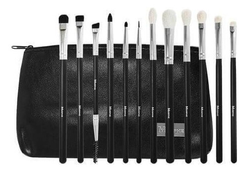 Set De 12 Brochas Para Ojos N° 702 Credible Naturales Y Sintéticas Morphe