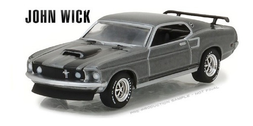 1969 Ford Mustang Boss 429 John Wick Greenlight 1:64