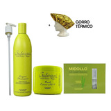 Alfaparf Shampoo Rigen + Mascarilla Real Cream + Amp Midollo