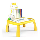 Mesa Proyector Led Juguete Infantil Unicornio Educativo