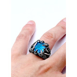 Anillo De Hombre Garra De Dragon Celeste Moda Masculina 2019