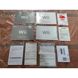 Kit Manuais E Folders Para Nintendo Wii - Originais