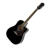 Guitarra Electroacústica EpiPhone Aj-220ce Jumbo Negra Corte