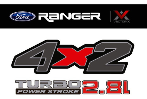 Calcos 4x2 Ford Ranger 2005-2006 + 2.8 Powerstroke