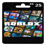 Giftcard Roblox R$ 25 Reais - Envio Imediato Via Chat 