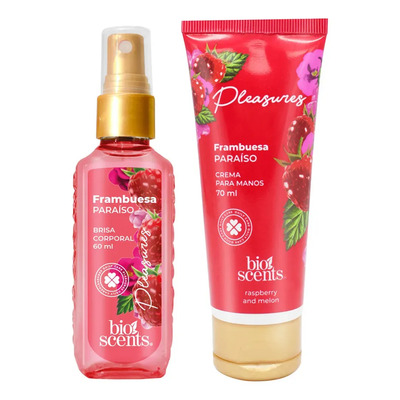 Mini Duo Body Mist Y Body Cream Bioscents Frambuesa Paraíso | MercadoLibre
