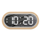 Reloj Despertador Electrónico De Madera Con Alarma Usb Y Des