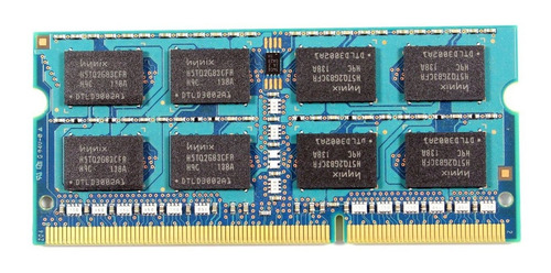 Memoria Ram Color Azul  4gb 1 Sk Hynix Hmt351s6cfr8c-h9