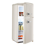 Tymyp Refrigerador Retro Compacto Con Congelador, 3.2 Pies C