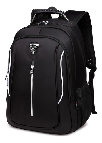 Mochila De Viaje De 15,6'',mochila Con Puerto Usb Color Negro Diseño De La Tela Nylon