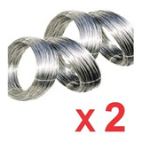 Alambre 14 Galvanizado 25 Kg 1000 Mts C/rollo Ø 2.1mm X2uds