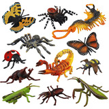 Toymany 12 Figuras De Insectos Realistas  Juego De Figuras 