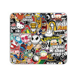 Mouse Pad Personalizado Stickers Gta Superman Bart Kitty 748