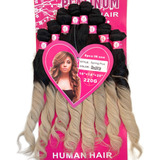 Cabelo 50%human 50%orgânico- Platinum Spring Plus- 1pct     