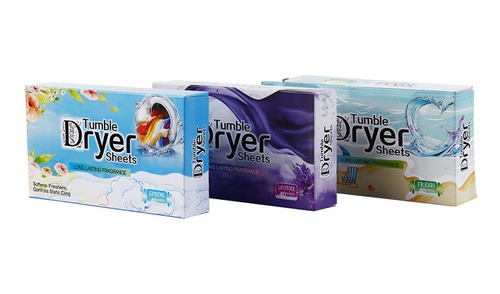 3 Cajas De Ropa Suave Antiestática Suavizante De Ropa Papel