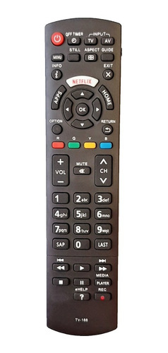 Control Remoto Tv Panasonic Smart Netflix + Forro + Pilas