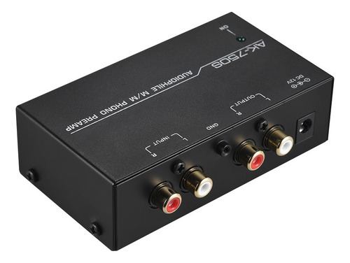 Audiófilos M / M Phono Preamp Preamplificador Con Nivel Cont