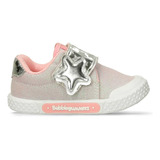 Tenis Casuales Palo De Rosa- Plata Bubblegummers Panny Niña