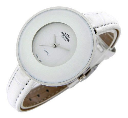 Reloj Pulsera Montreal Mujer Ml932 Caja Metal Extra Delgada