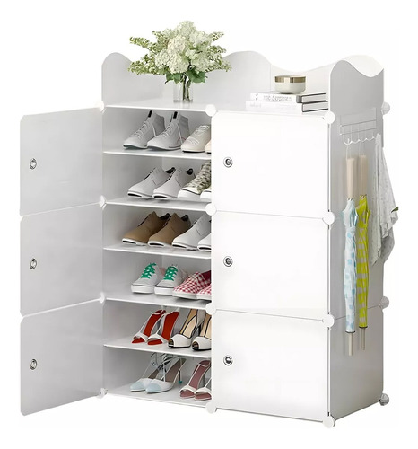 Zapatero Armable Cajas Organizadores Mueble Moderno Estante