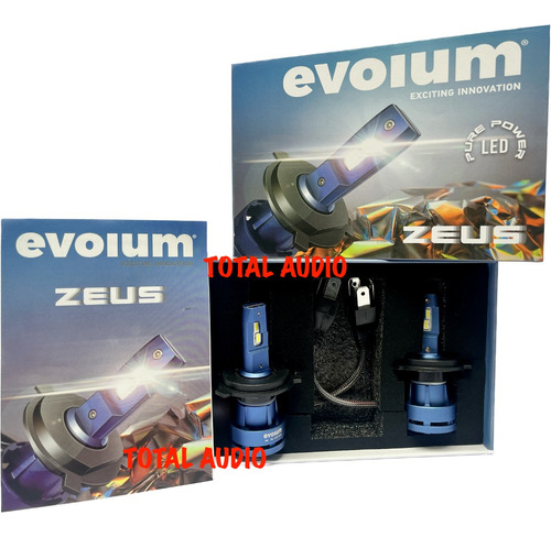  Kit De Focos Led Hyperled Evolum Zeus 14500lm H4/h13/9007