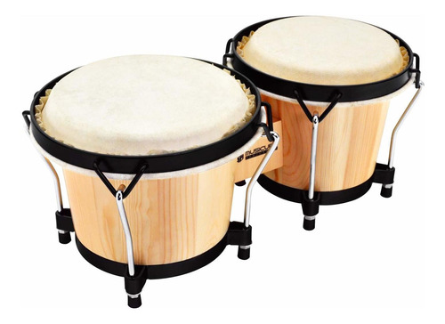 Musicube Bongo Drum Set Con Llave De Afinación Profesional D