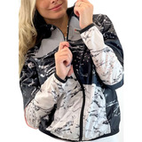 Campera Deportiva Rompeviento Yazuka Mujer Con Reflex