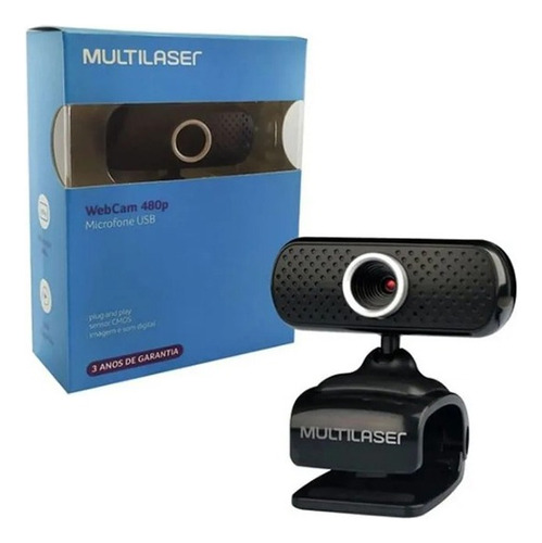 Webcam Hd 480p Wc051 - Multilaser