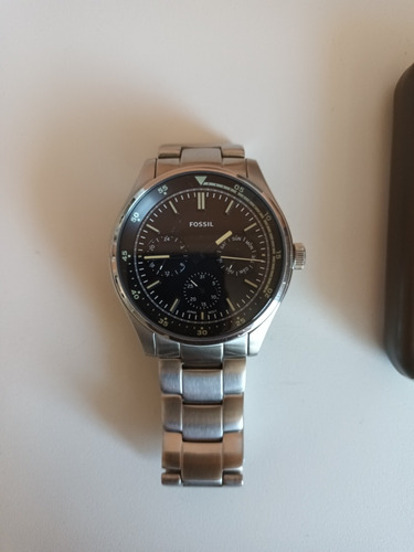 Relógio Masculino Fossil Original Aço Inox 