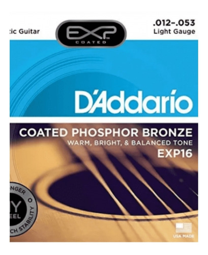 Cuerdas De Bronce Para Guitarra Electroacústica Daddario 