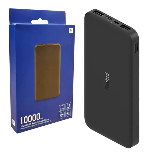 Xiaomi Power Bank Bateria 10000mah 2.4a Fast Charge 18w