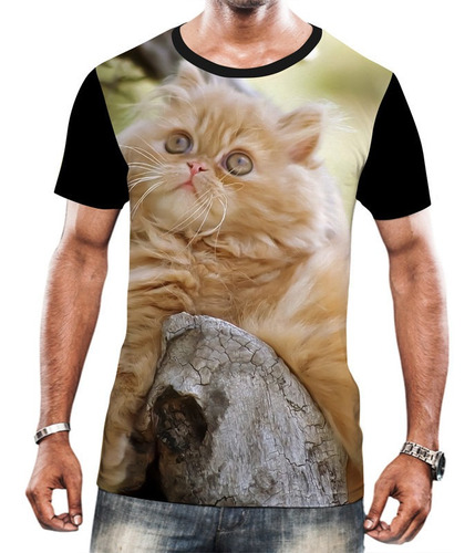 Camisa Camiseta Felinos Gatos Persas Raça Pura Animais Hd 5