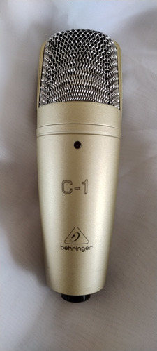 Micrófono Condenser Behringer C-1 Cardioide Color Dorado